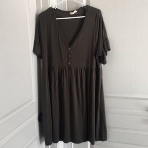 Army green dress from dress up size L
